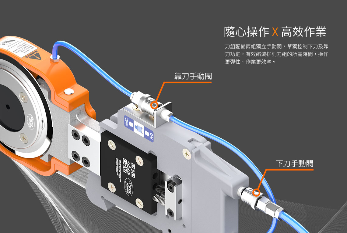 MT-A425 Slim Shear Type Pneumatic Shear Knife holder 